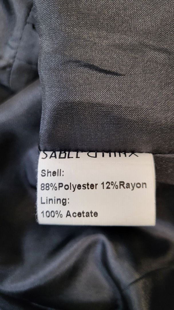 Sable & Minx Black Pattern Blazer (14)