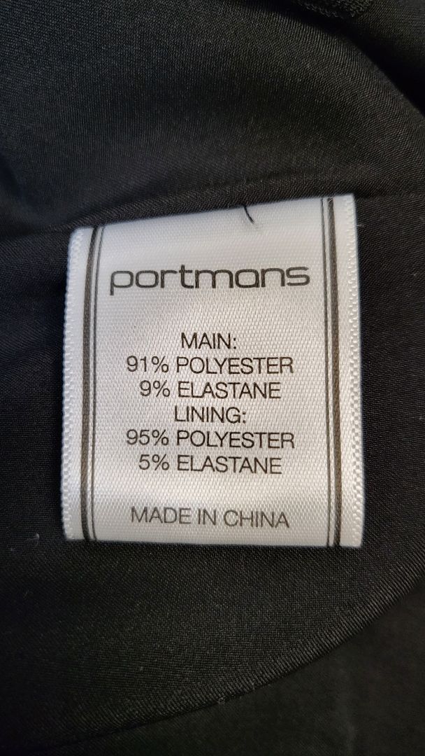 Portmans Black Vest Dress (12)