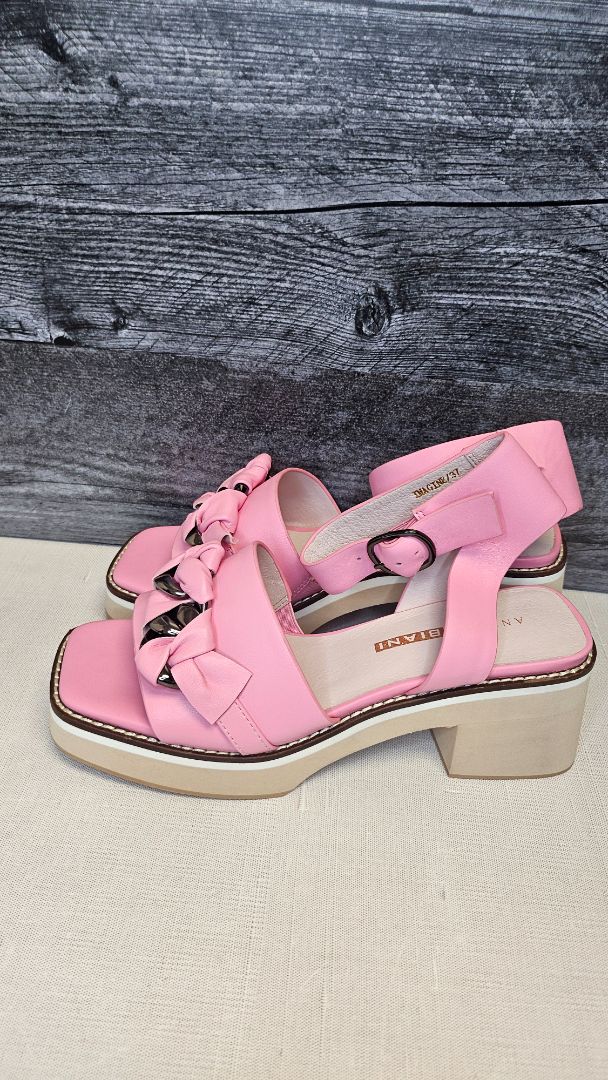 Andrea Biani Pink Platform Sandal New (37)