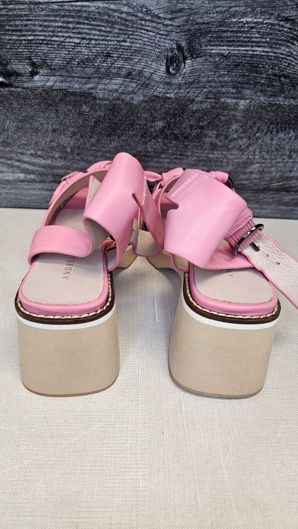 Andrea Biani Pink Platform Sandal New (37)