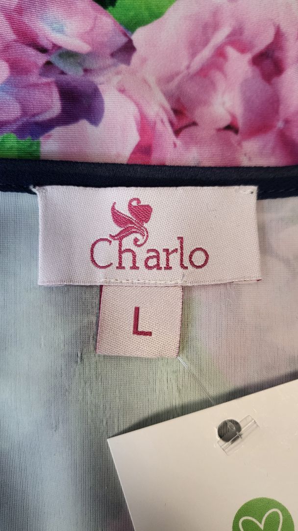 Charlo Floral X Print Top (14)