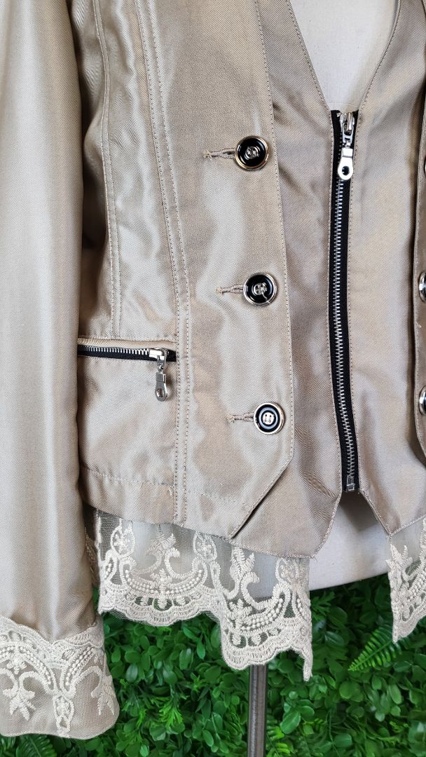 Seduce Beige Dress Blazer (14)