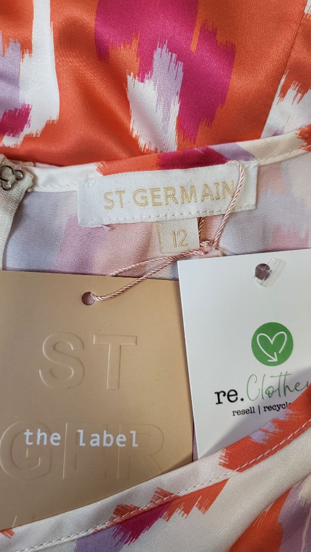 St Germaine Print Sateen Maxi BNWT (12)