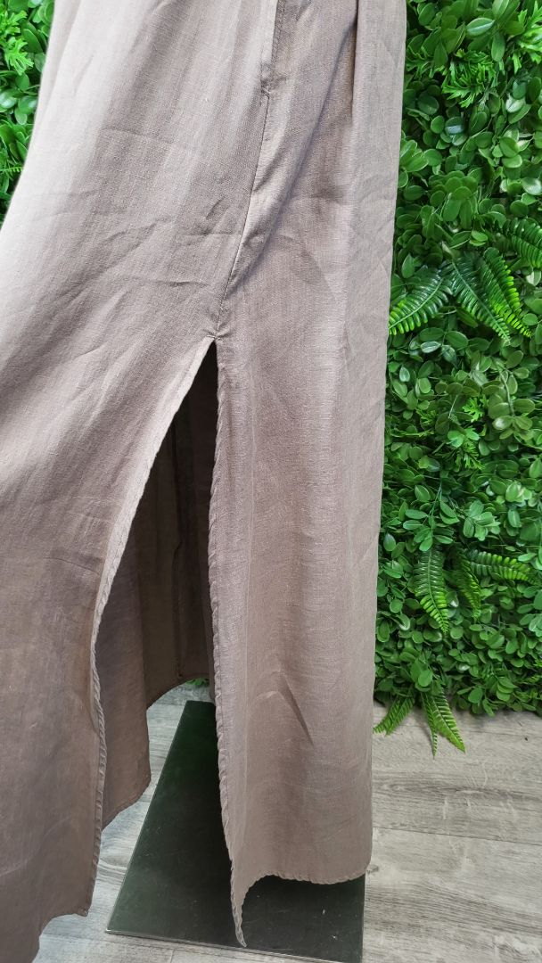 Glassons Taupe Linen Skirt (12)