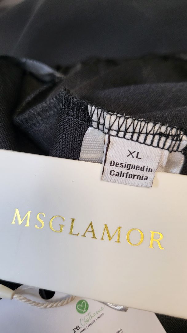 MSGlamour Black Split Leg Pant BNWT (18)