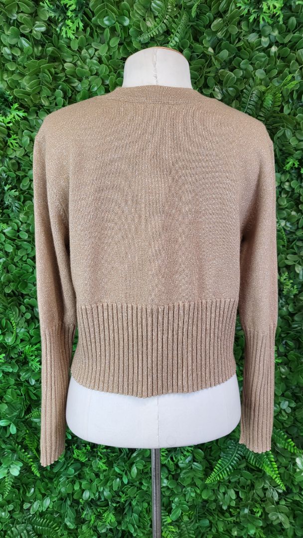 Elk Gold Wool Sparkle Cardigan (10-12)