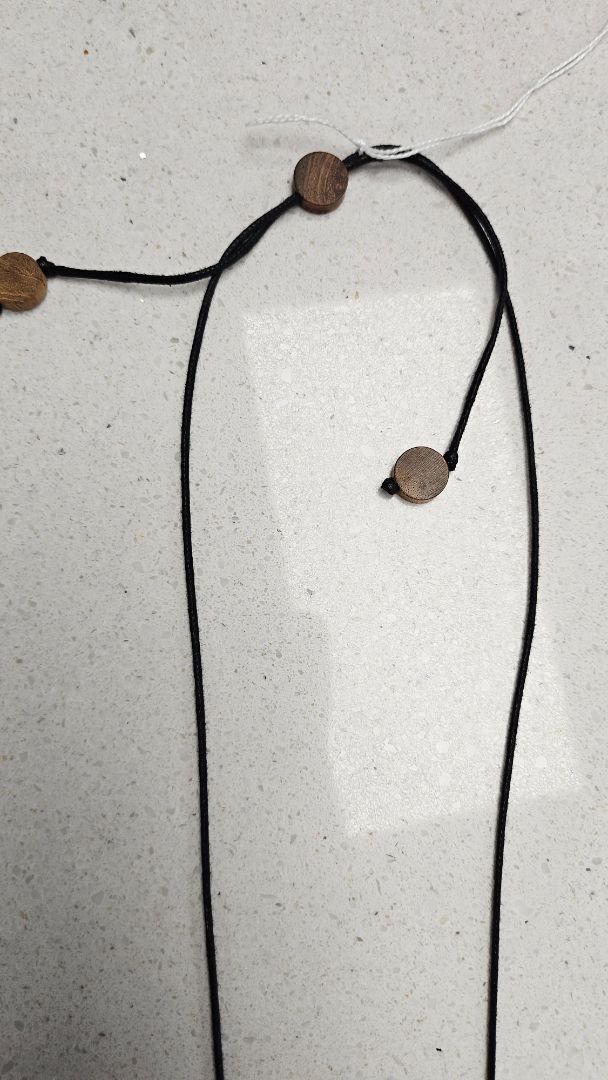 Wooden Pendant Necklace