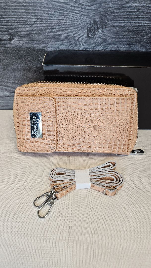 Indigo Multi Leather Wallet/Bag BNWT 21x12x3cm