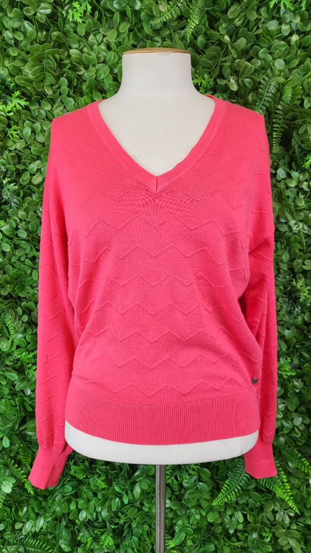 Garcia Pink V-neck Jumper (10-12)