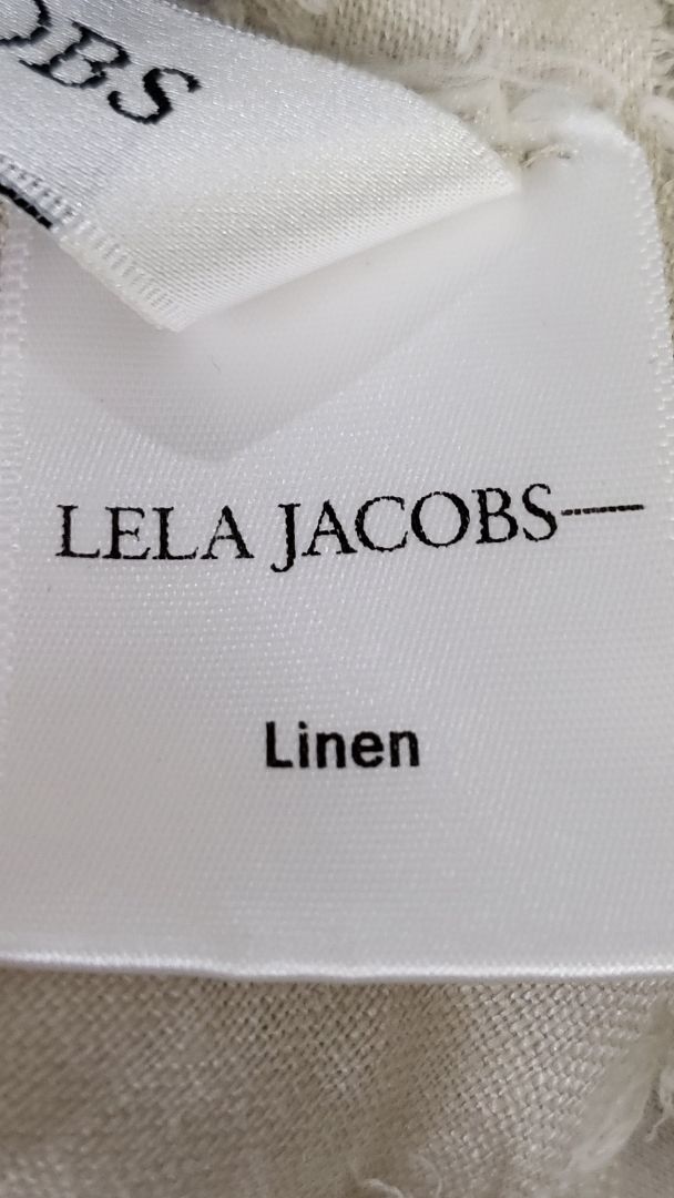 Lela Jacobs Natural Linen Duster Jacket (OSFM)