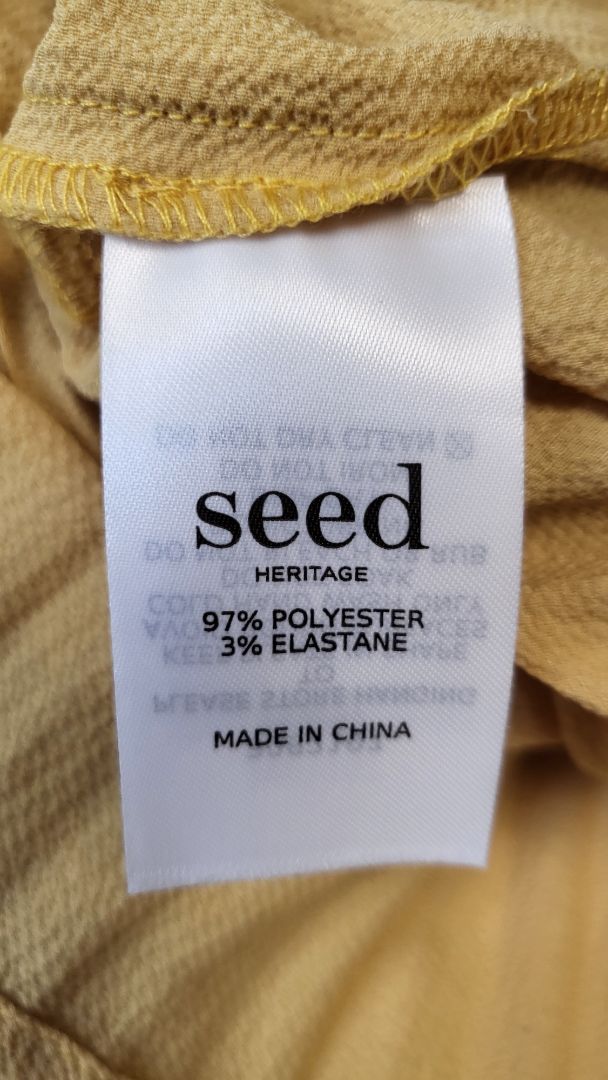 Seed Mustard Pleated Blouse (8)