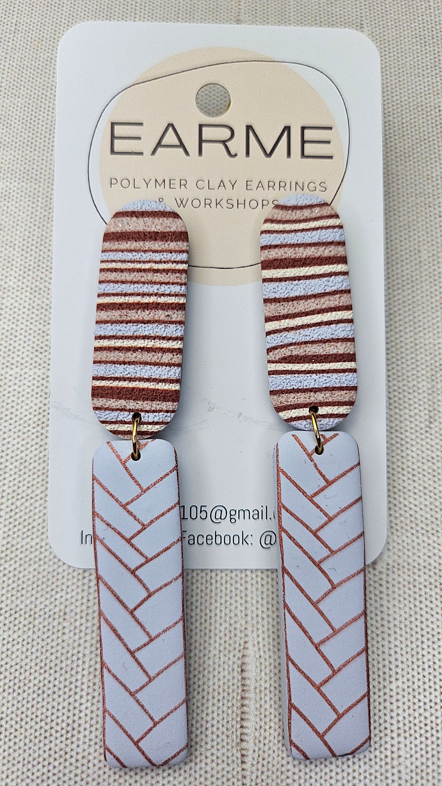 Earme Double Drop Earring BNWT