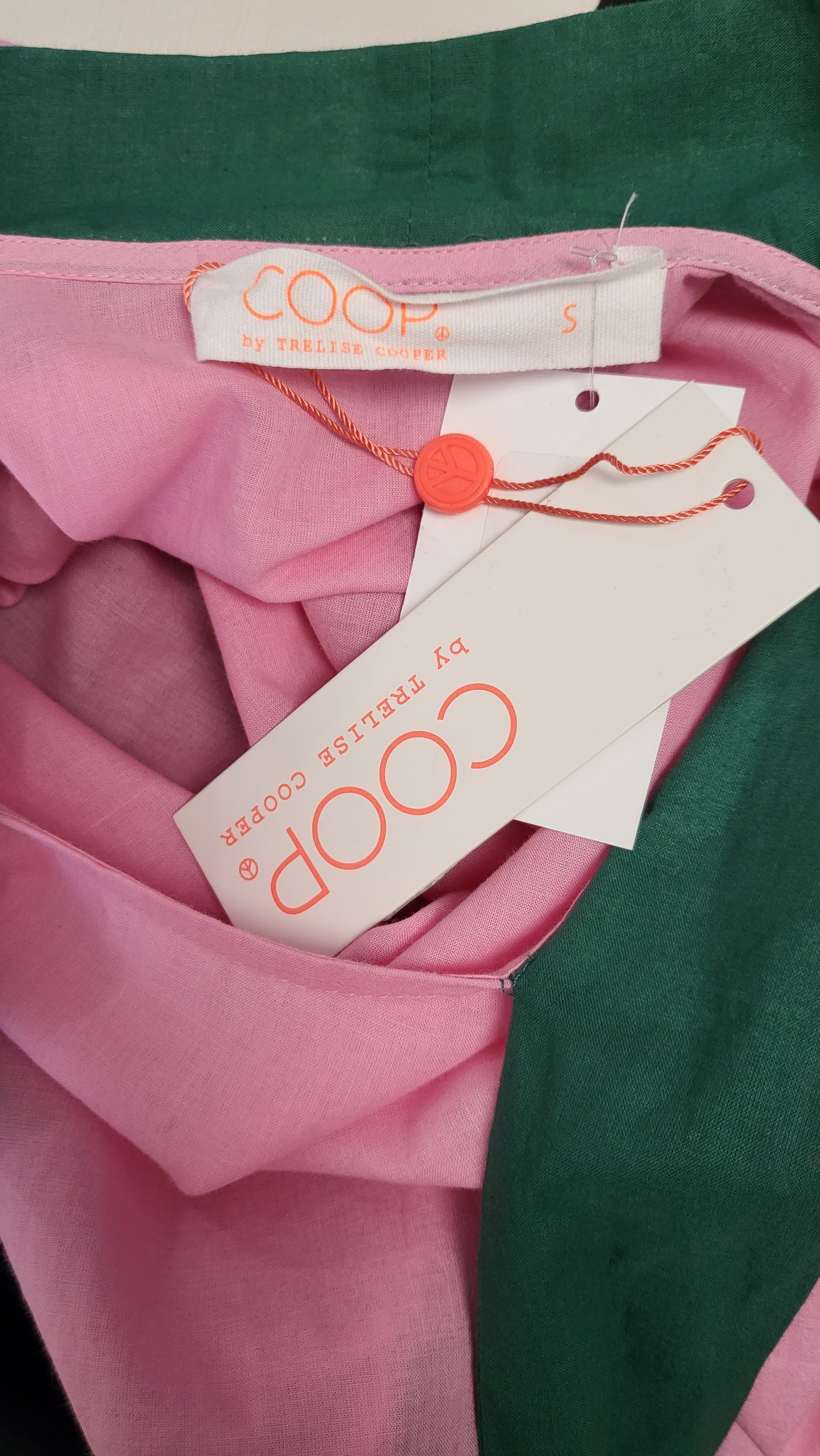 Coop Pink and Black Away We Bow Dress BNWT (10)