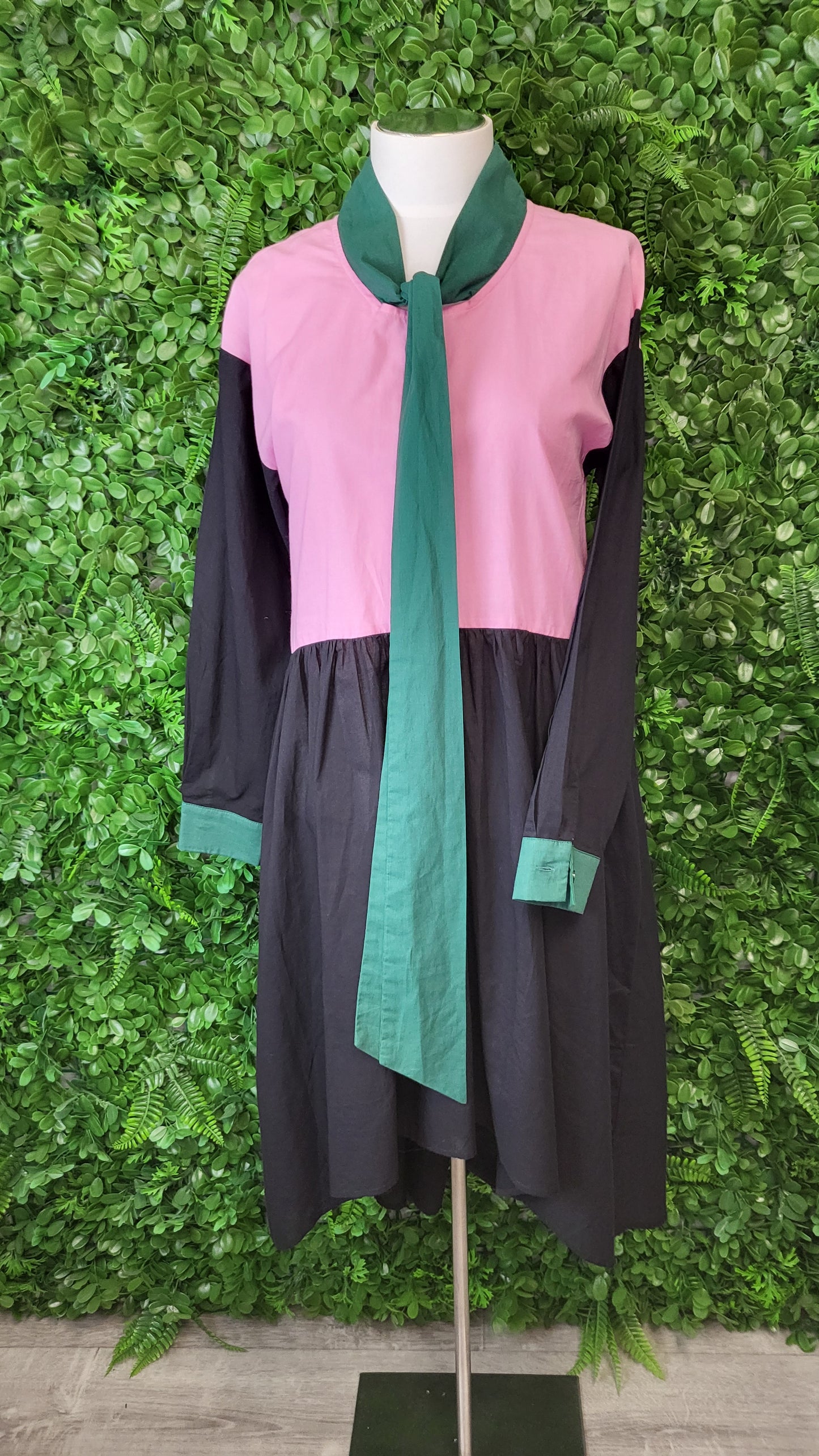 Coop Pink and Black Away We Bow Dress BNWT (10)