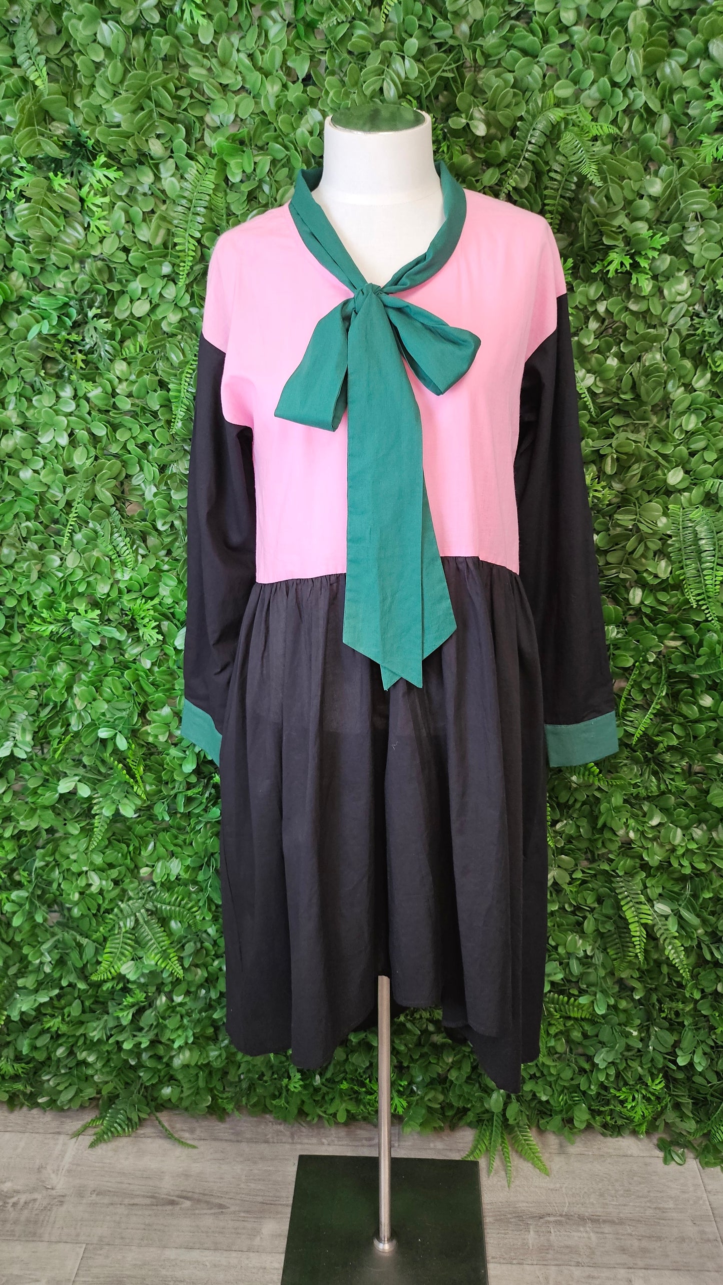 Coop Pink and Black Away We Bow Dress BNWT (10)