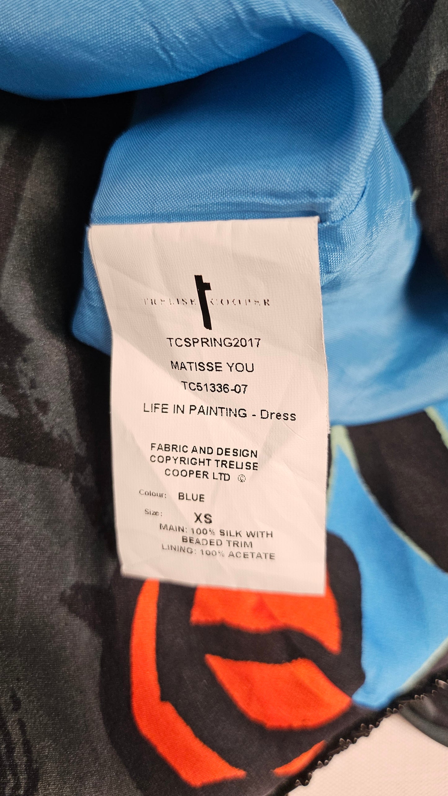 Trelise Cooper Multi Life In Painting Dress (8-10)