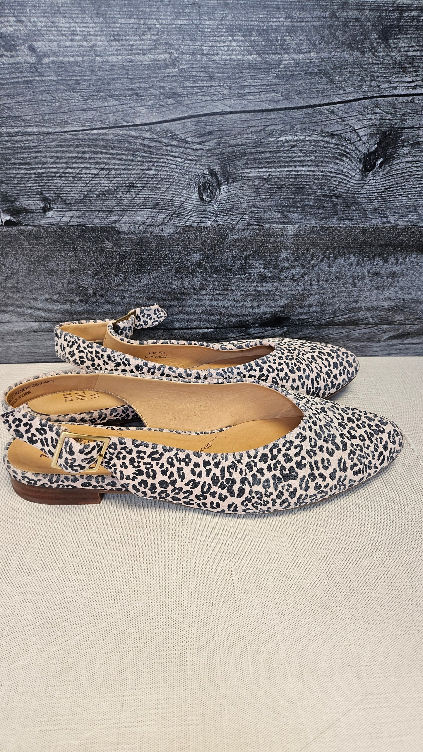 Zierra Slingback Animal Flat (41)