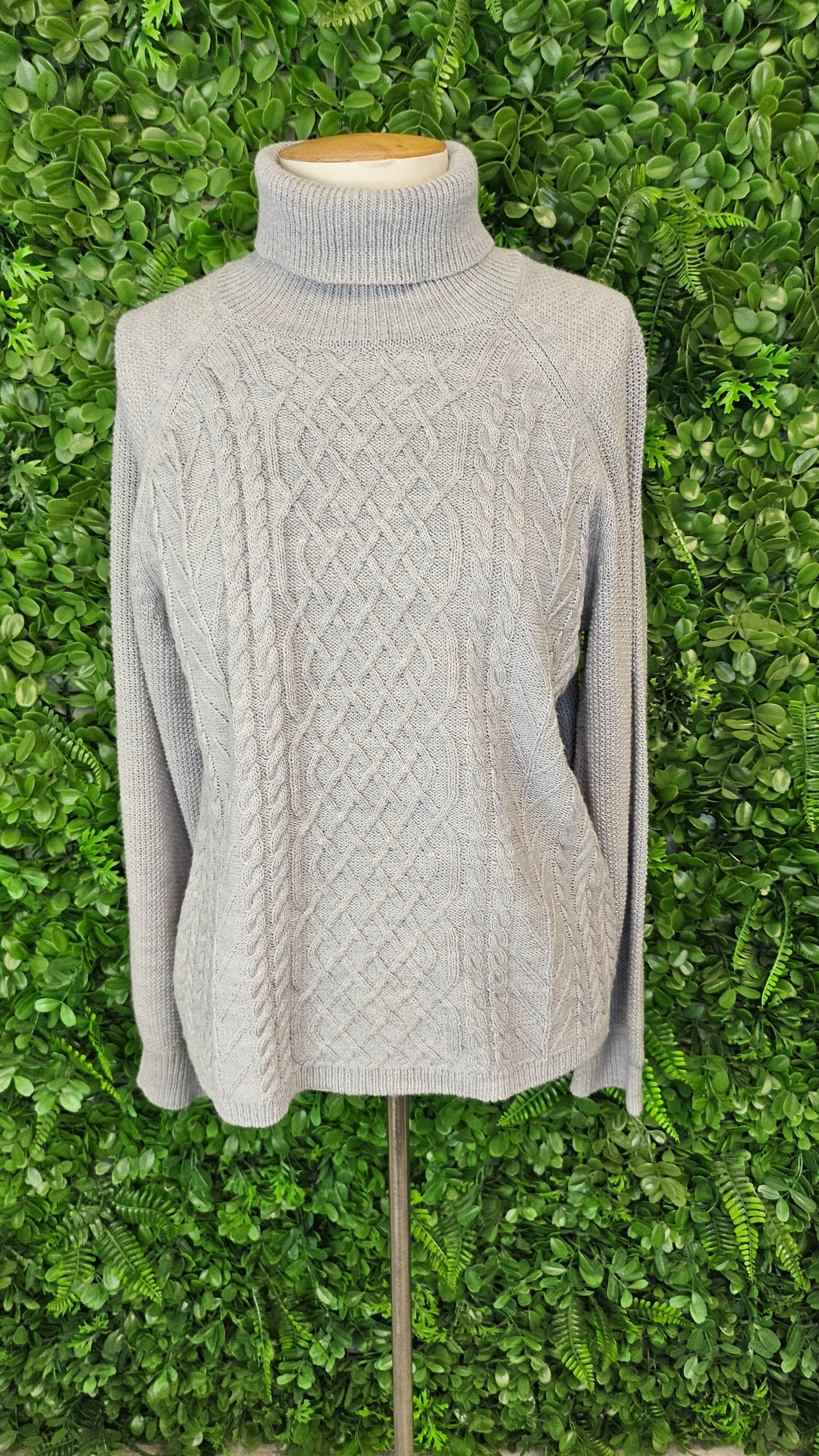 Ida The Label Grey Cable Knit BNWT (12)