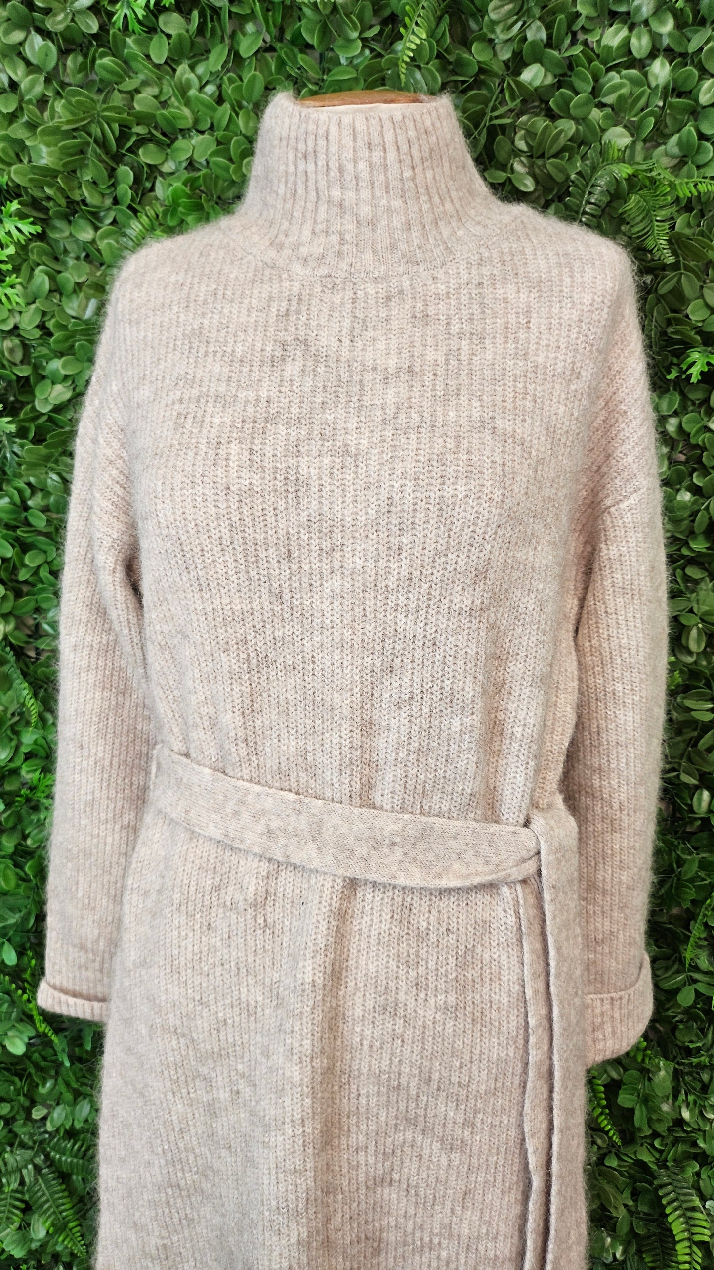 Knewe Oatmeal Knit Dress BNWT (12)