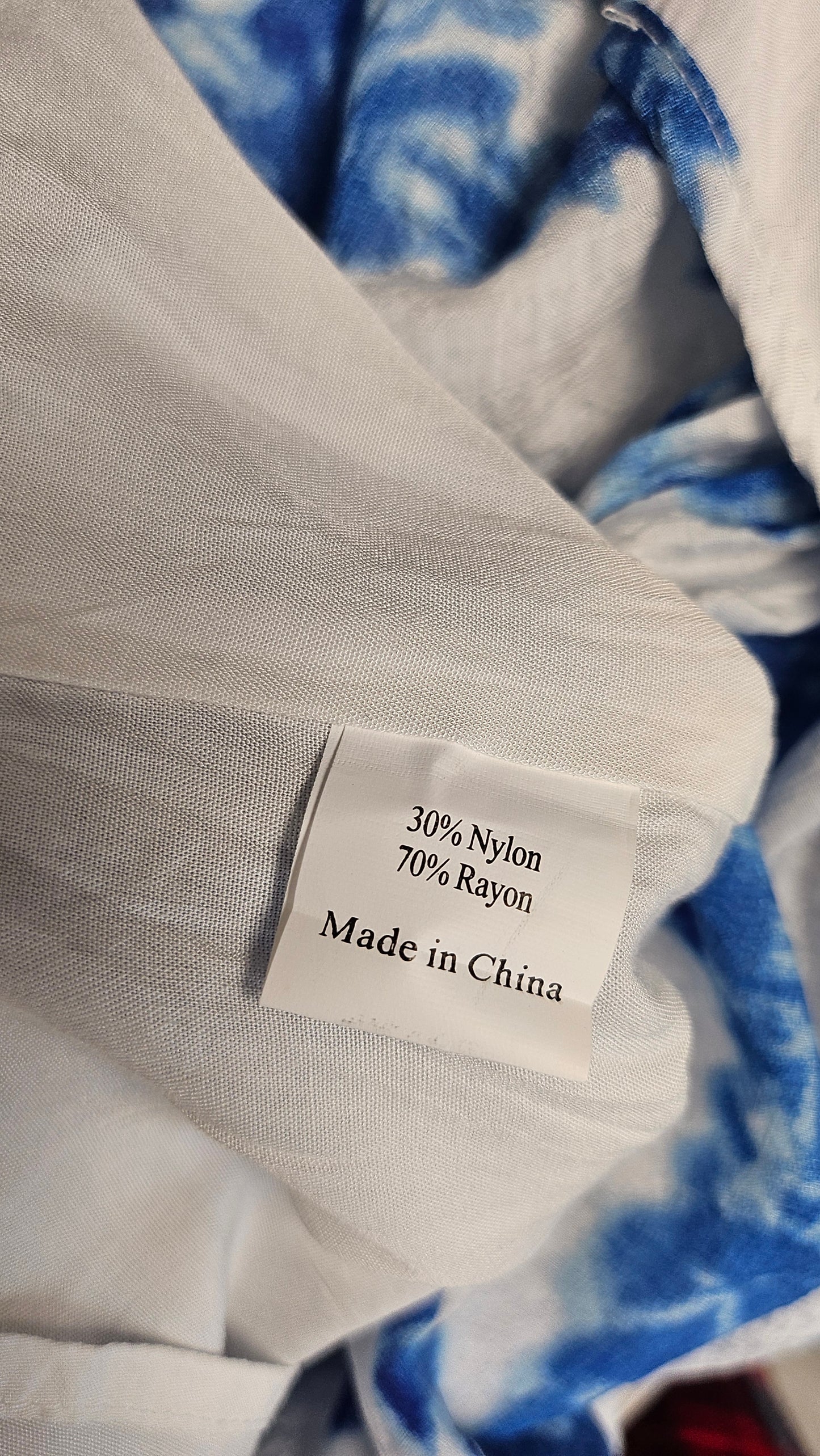 Leo + Be Blue/White Tie Back Top (10)