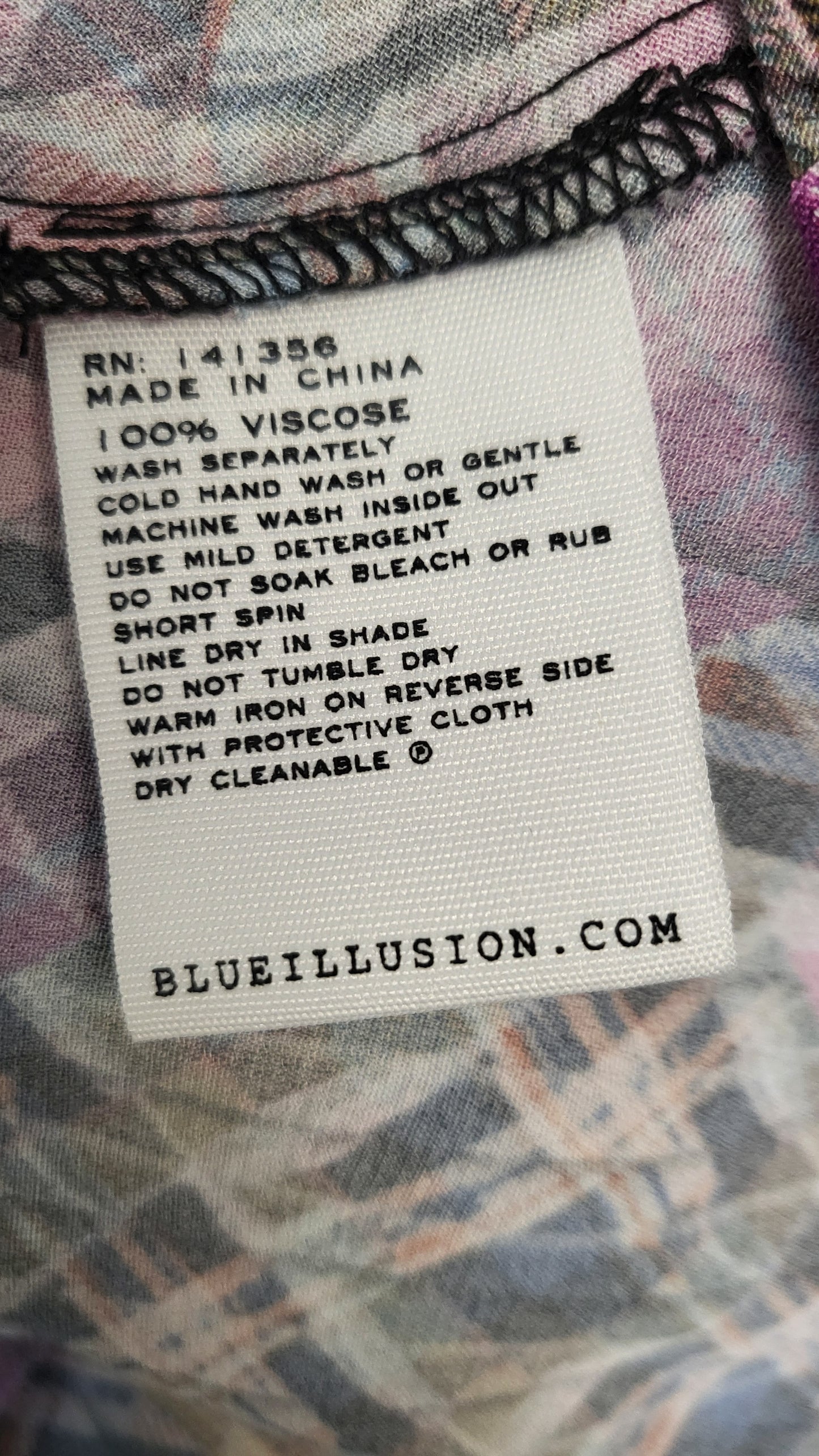 Blue Illusion Multi Maxi Dress (14)