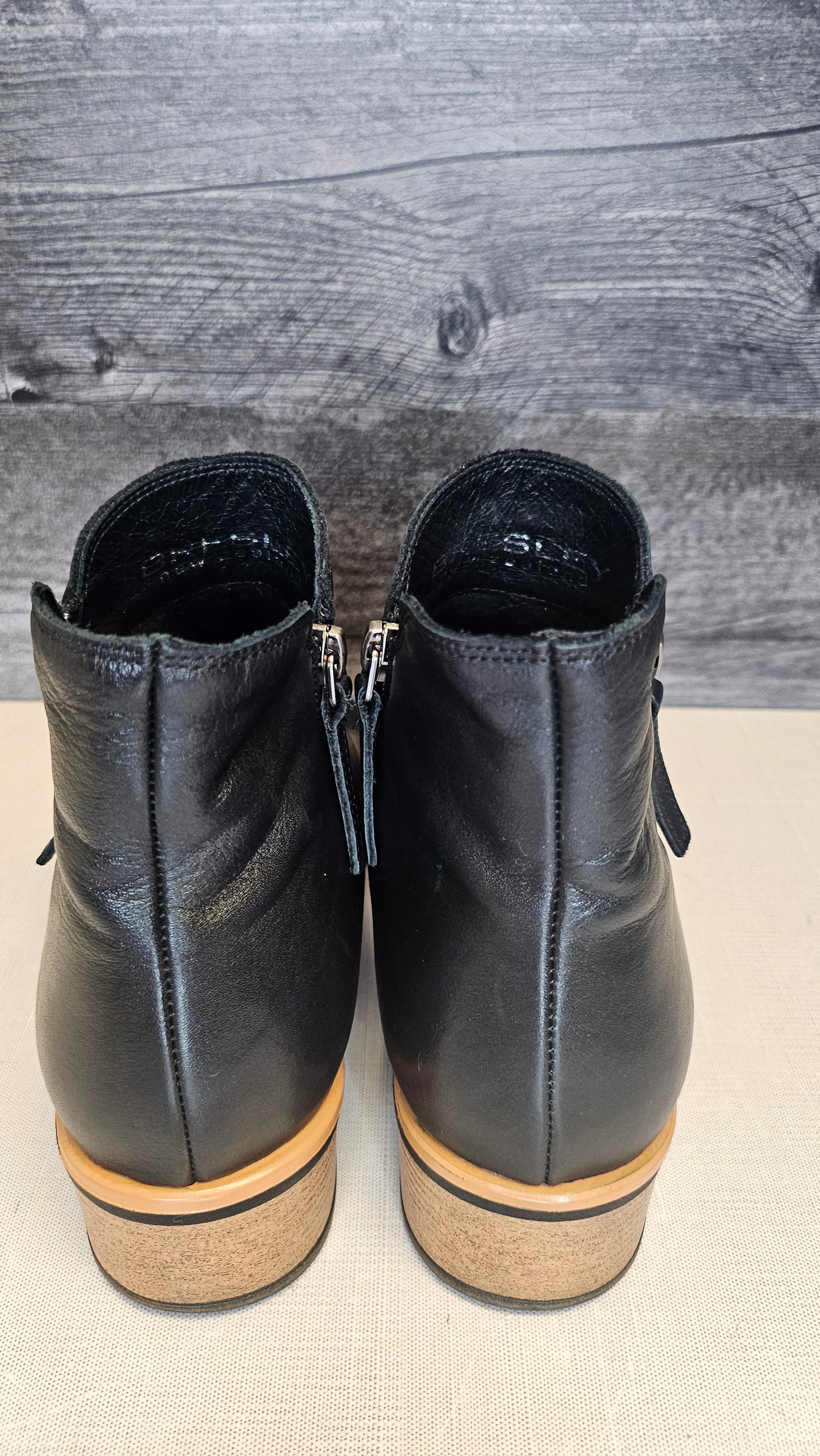 Bresley Black Dolomite Leather Boot 39.5