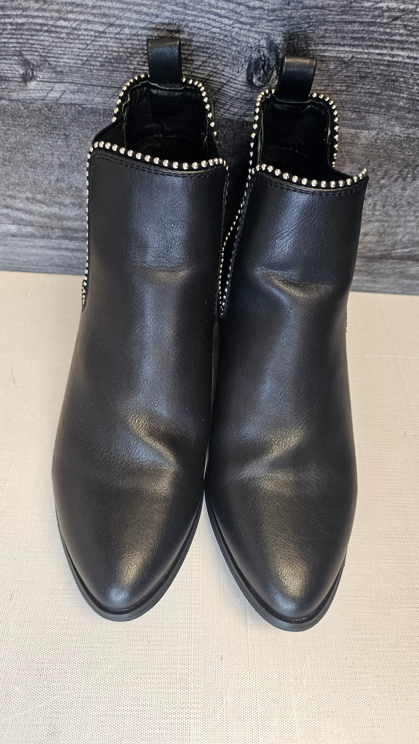 Verali Black Studded Boot 39.5