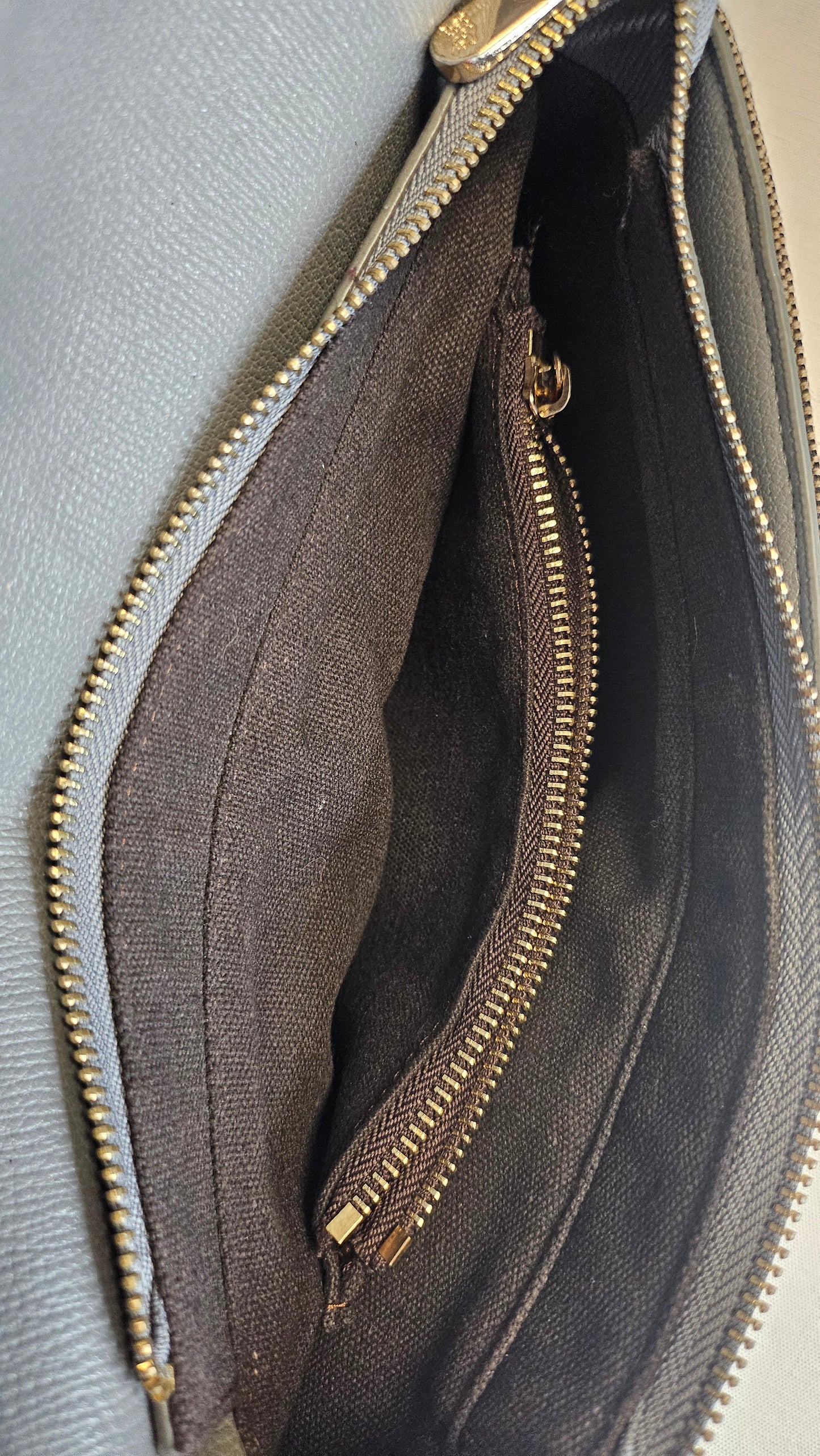 Burberry Canvas/Leather Satchel Bag 22x29x2cm