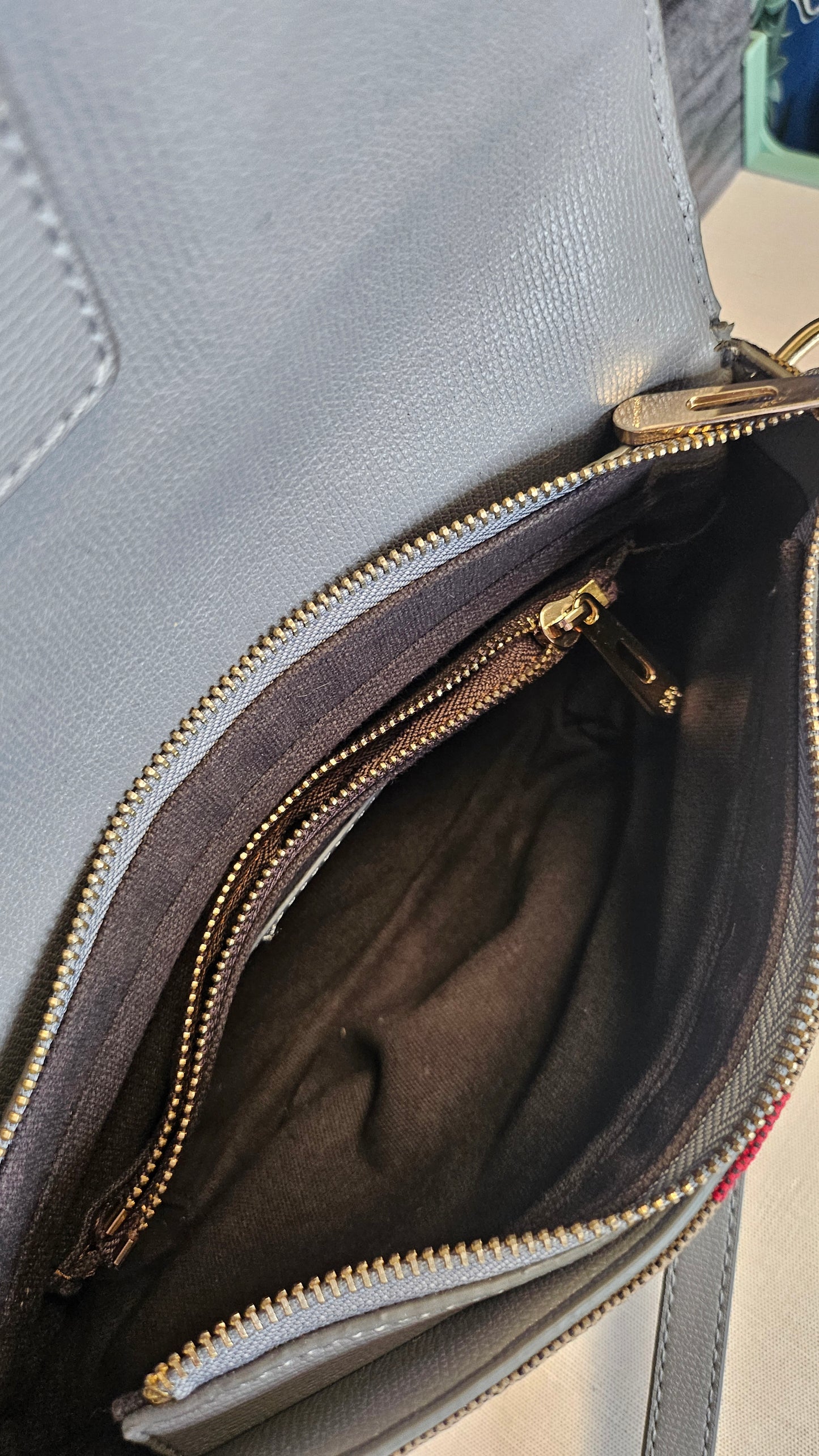 Burberry Canvas/Leather Satchel Bag 22x29x2cm
