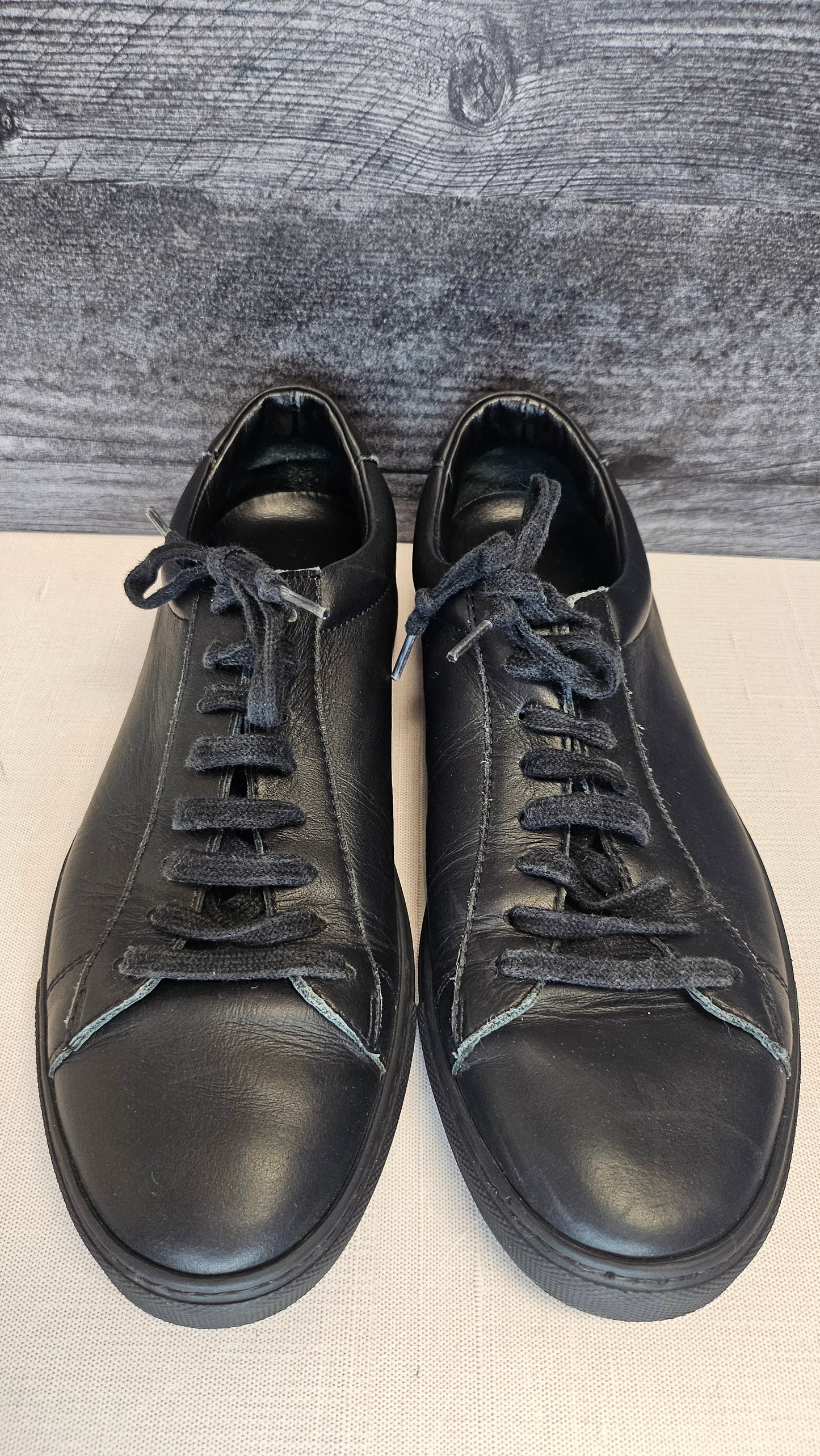 Oliver Cabell Black Leather Sneaker (38)