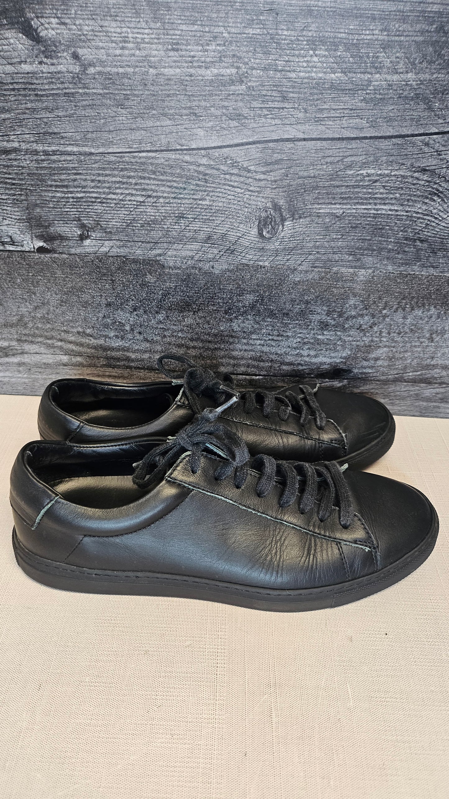 Oliver Cabell Black Leather Sneaker (38)