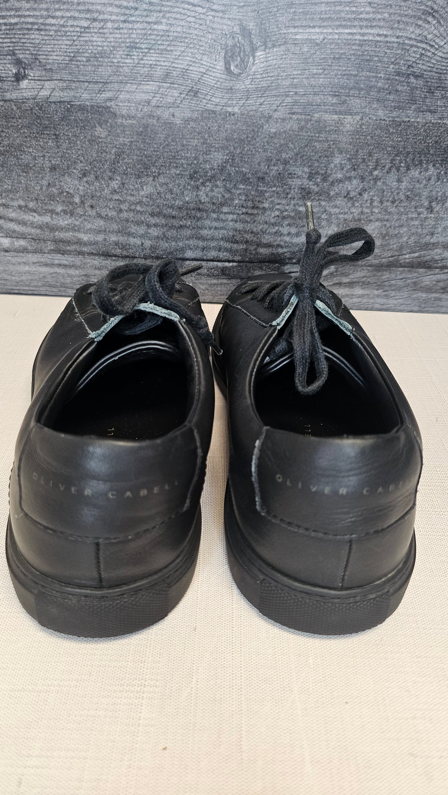Oliver Cabell Black Leather Sneaker (38)