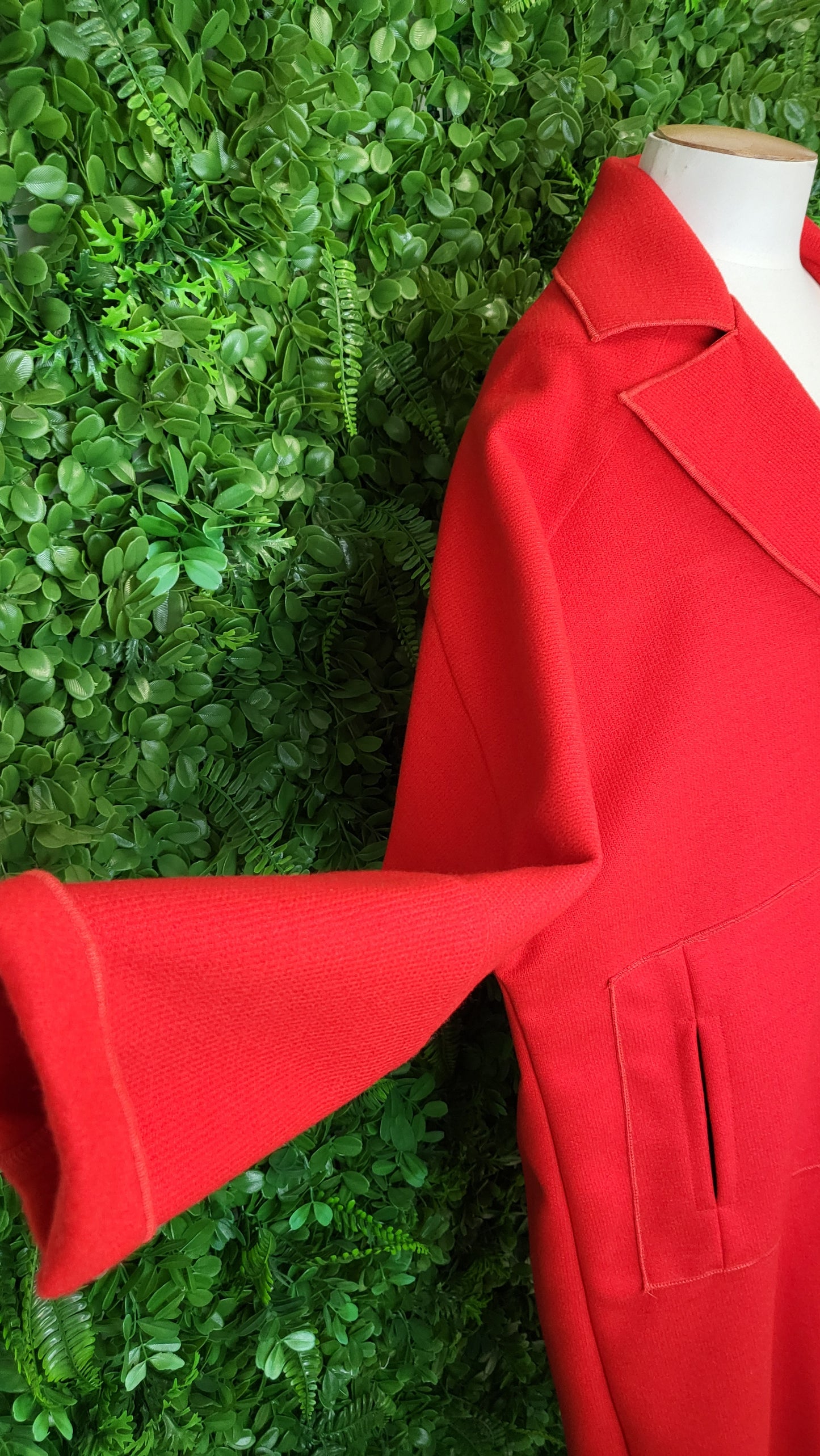 David Pond Red Calista Coat BNWT (10-14)