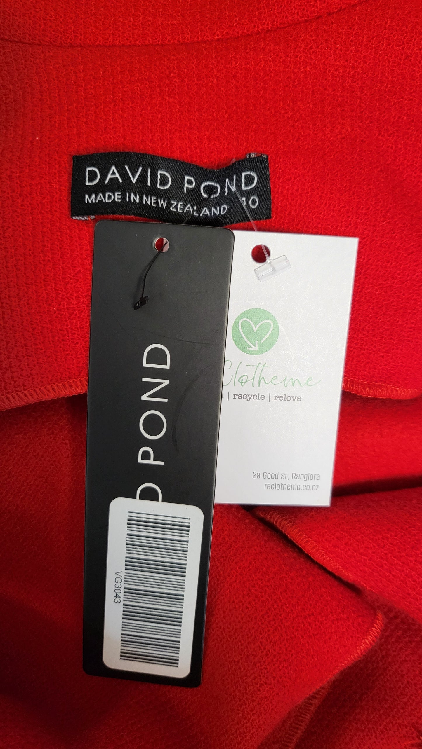David Pond Red Calista Coat BNWT (10-14)