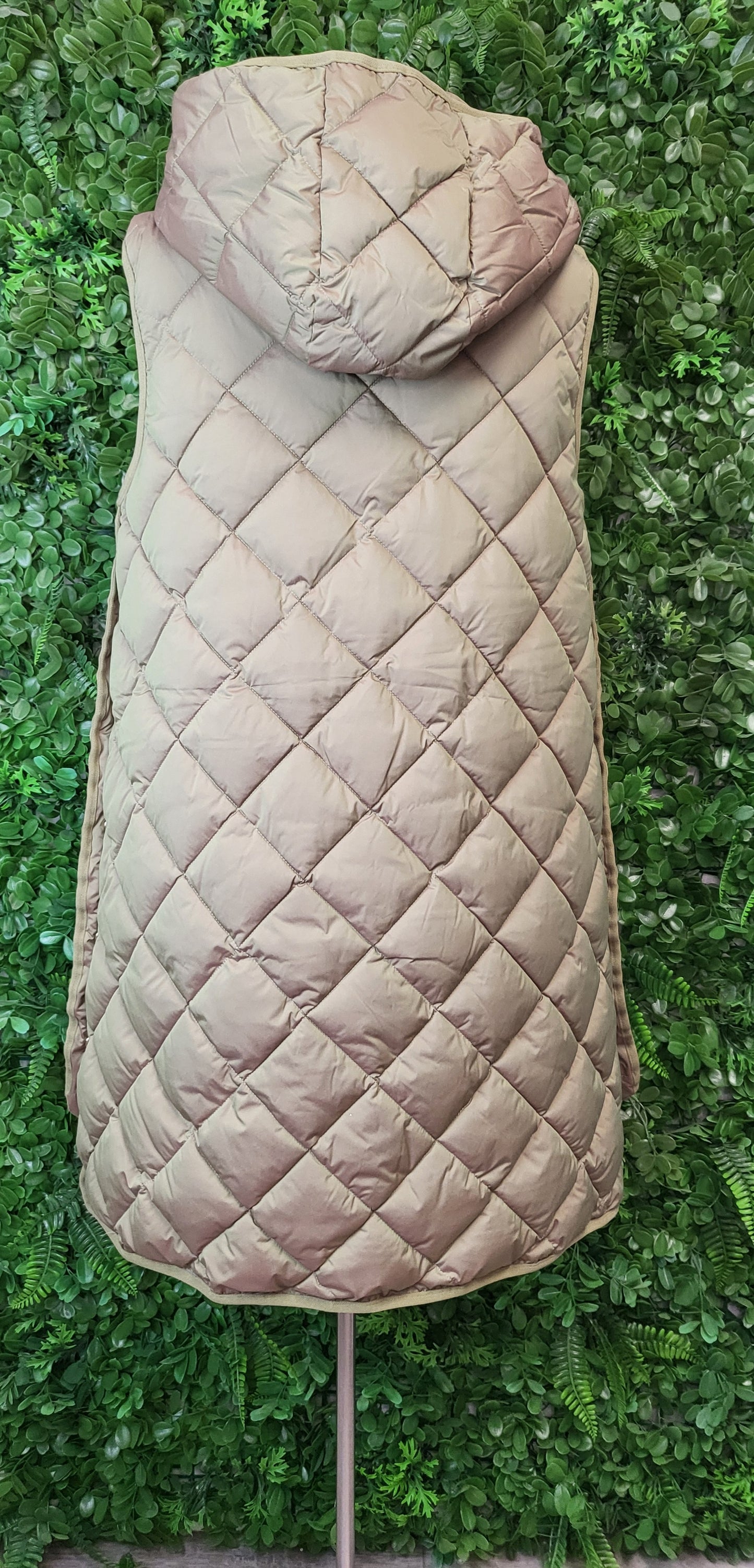 Moke Pistachio Long Vest (12-14)