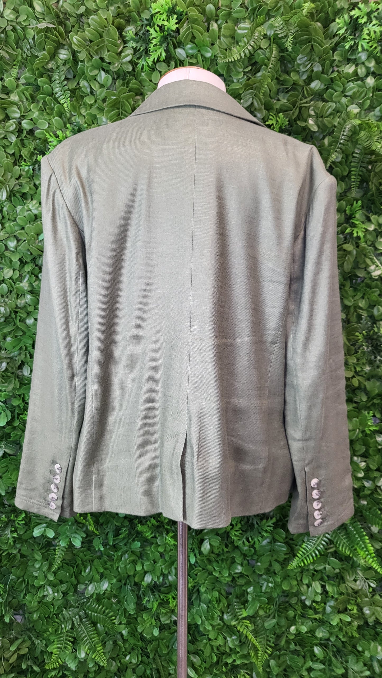 Lania The Label Olive Button Blazer (14)
