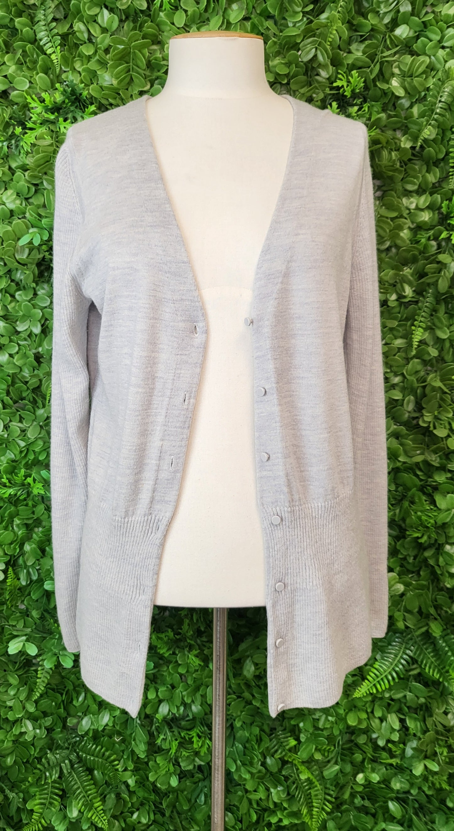 Witchery Grey Merino Cardigan (12)