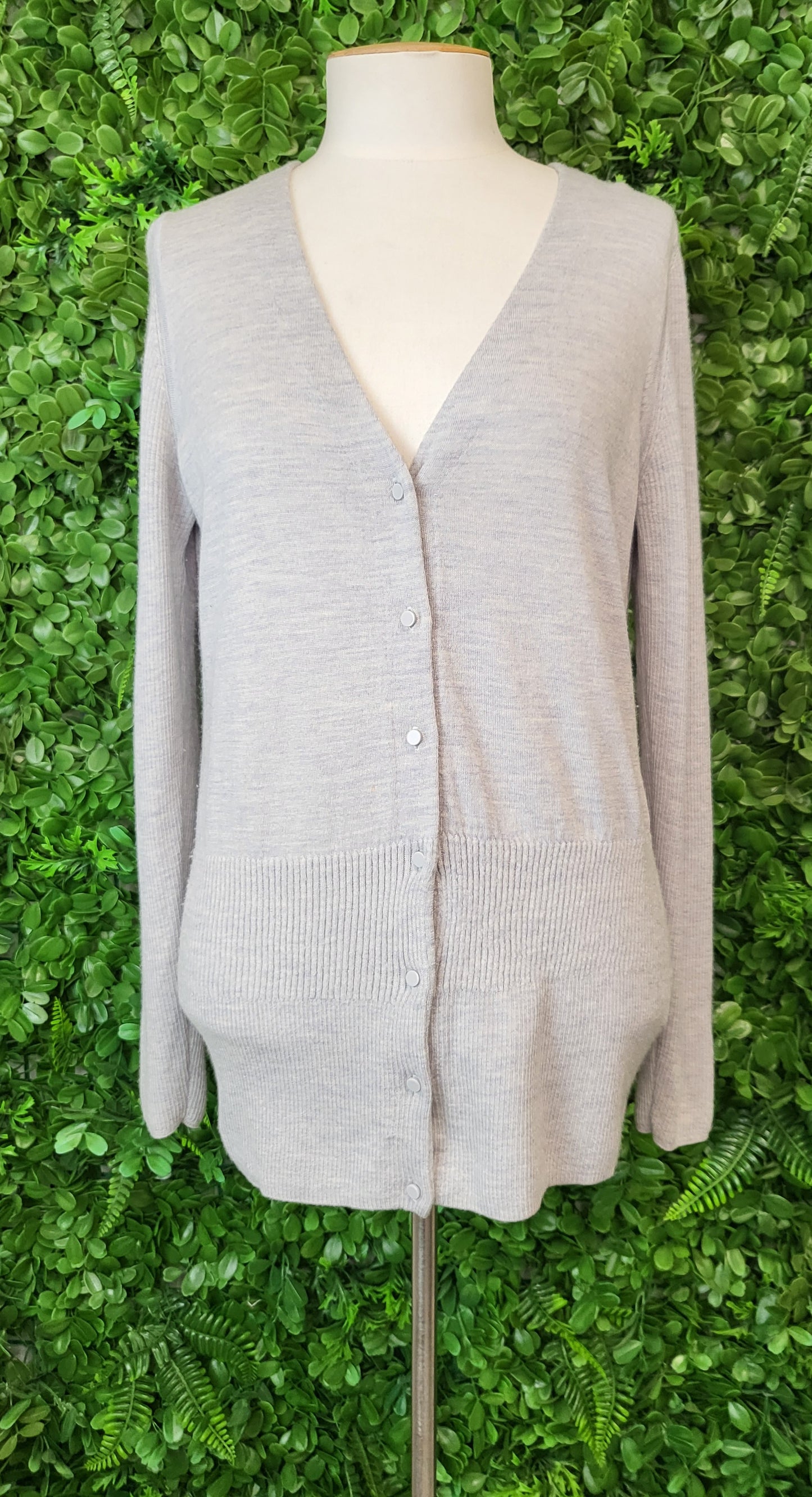Witchery Grey Merino Cardigan (12)