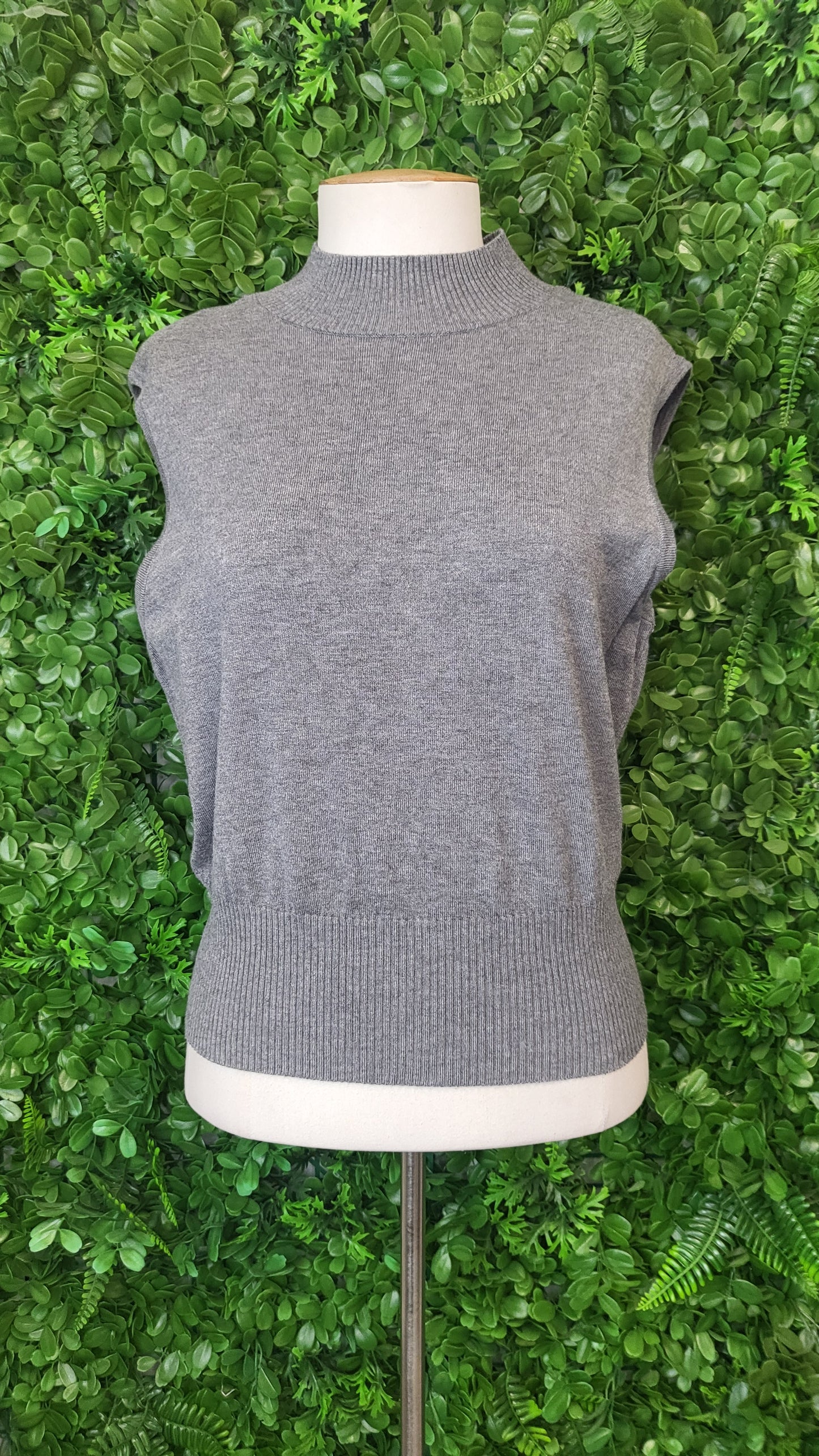 Portmans Grey Knit Vest (10-12)