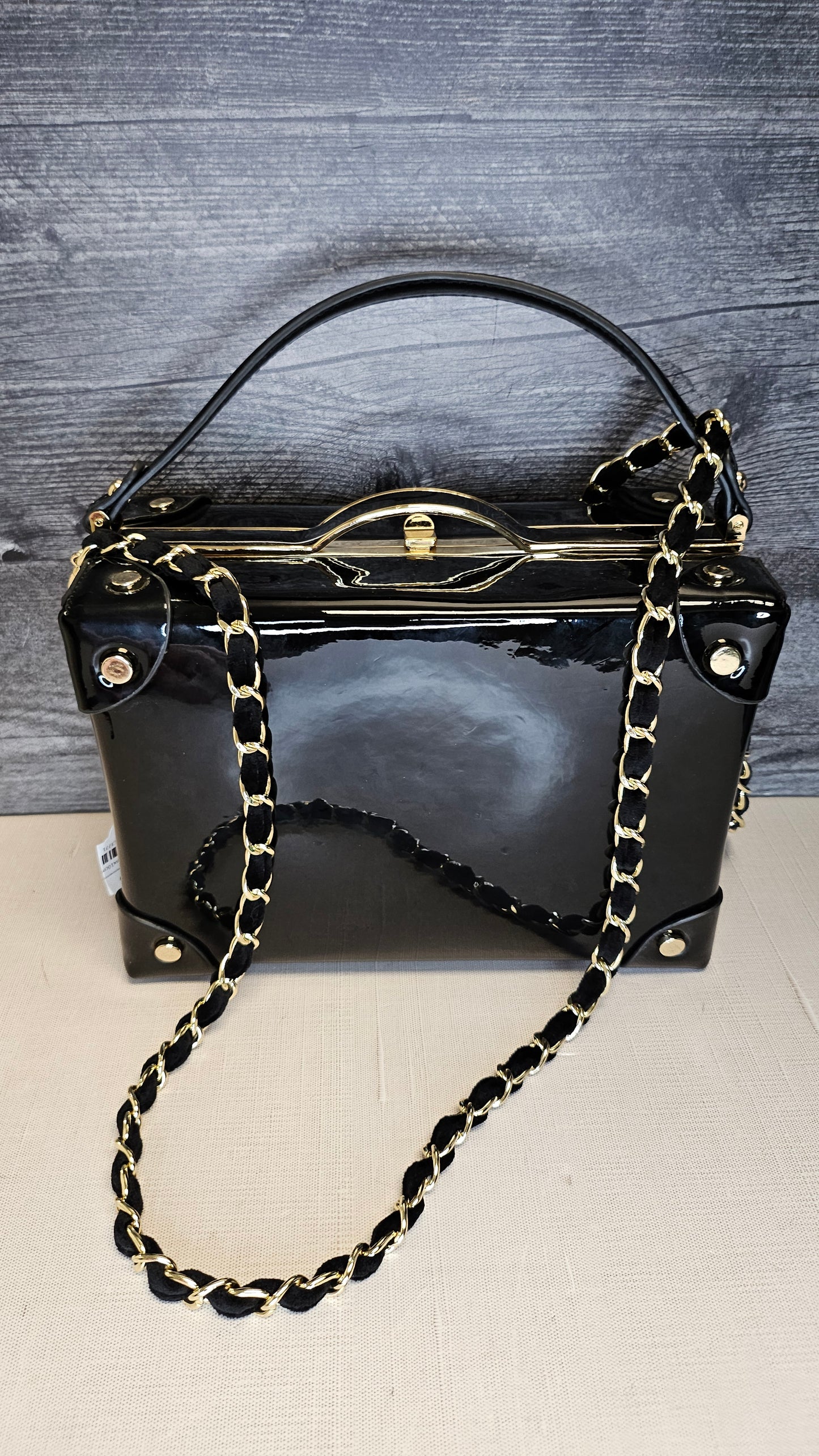 Vera May Black Suitcase Bag (23cmx16cmx10cm)