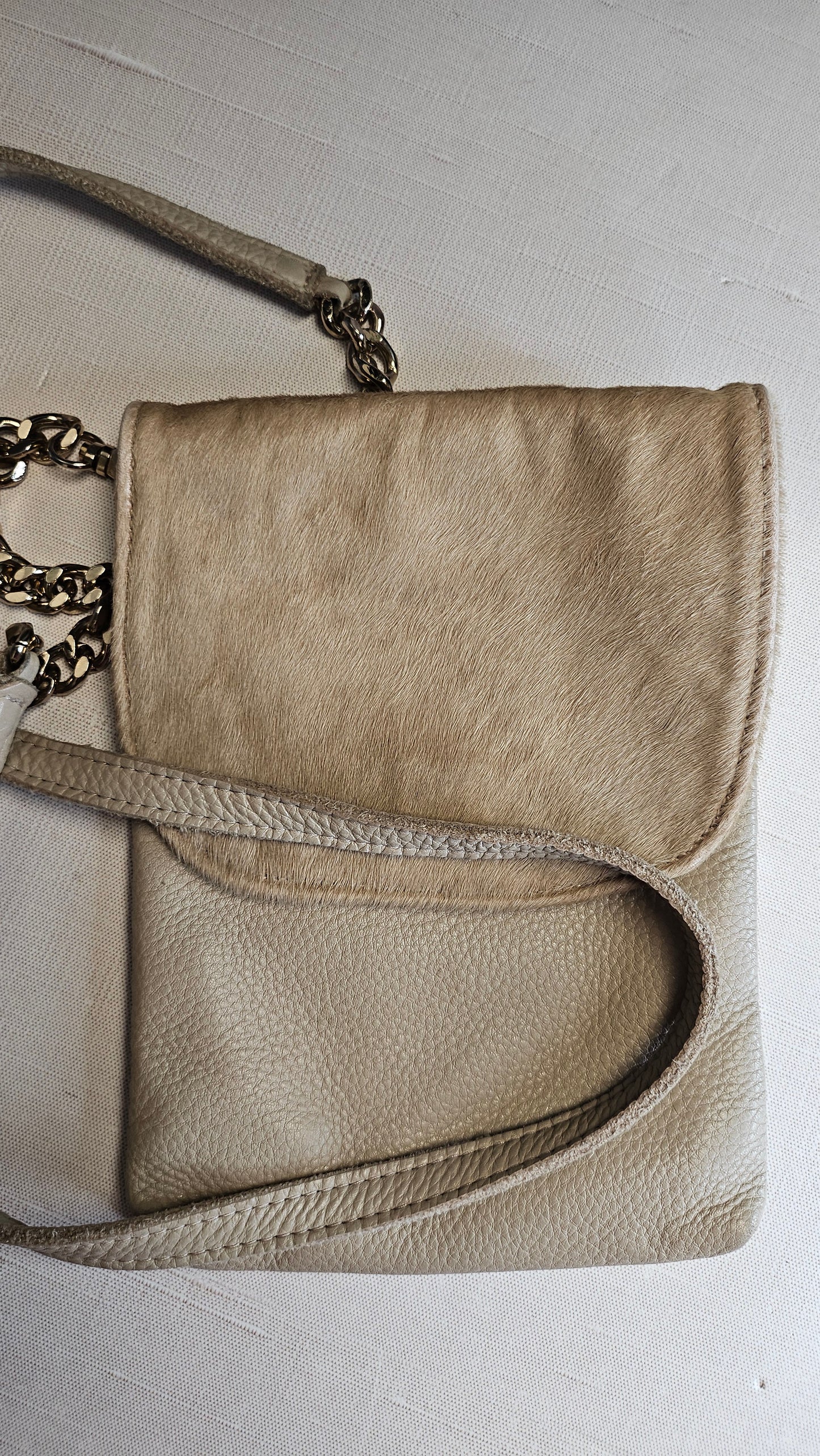 Moochi Beige Crossbody Bag (16cmx22cm)