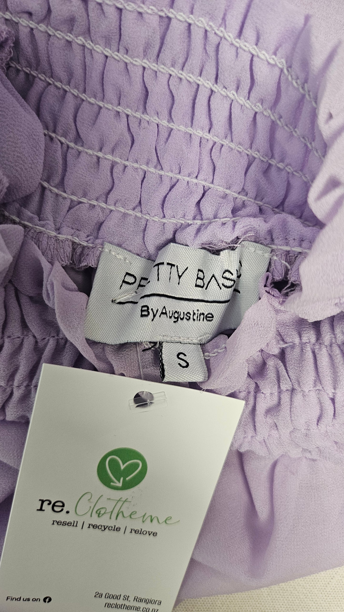 Pretty Basics Lilac Sheer Blouse (10)