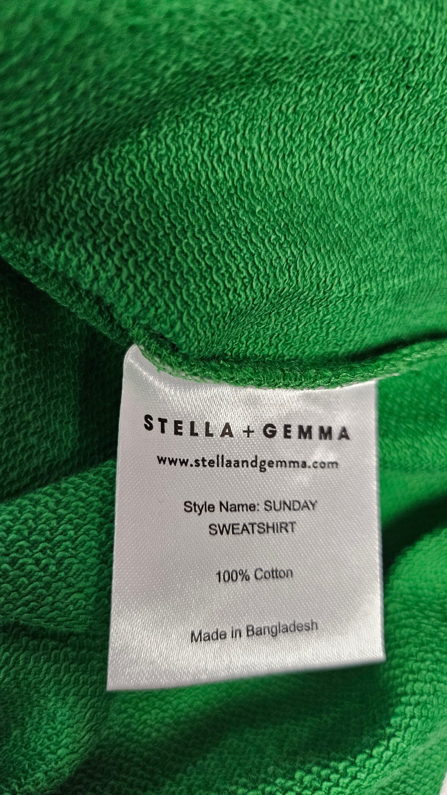 Stella+Gemma Green Crew Neck Sweater BNWT (12)