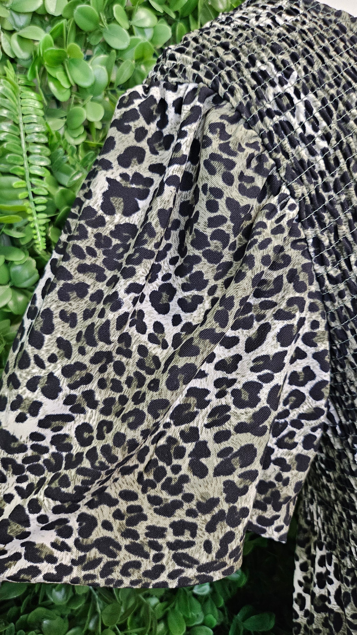 Seeking Lola Olive Animal Print Dress (12)