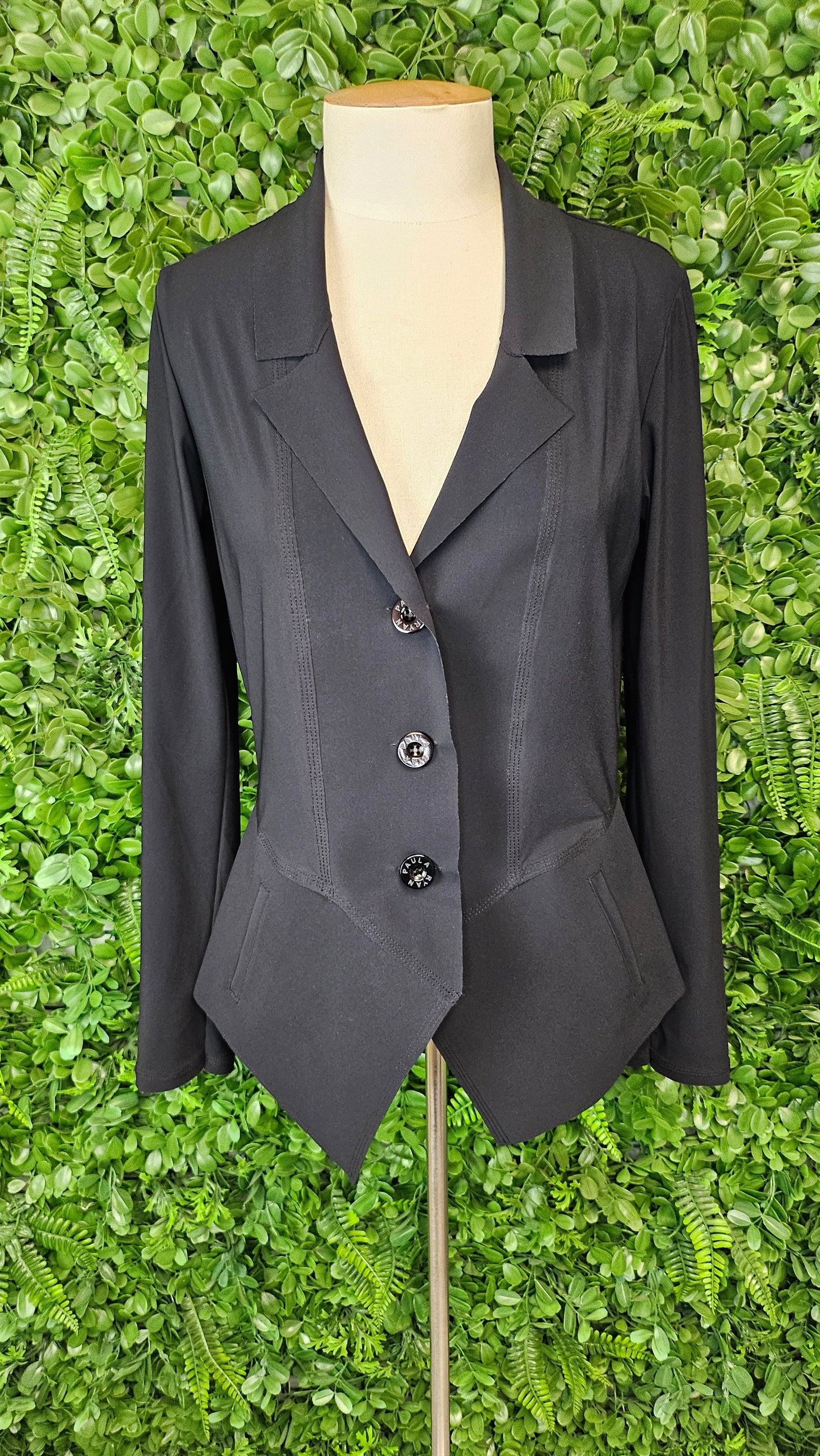 Paula Ryan Ink Shaped Hem Jacket (8-10)