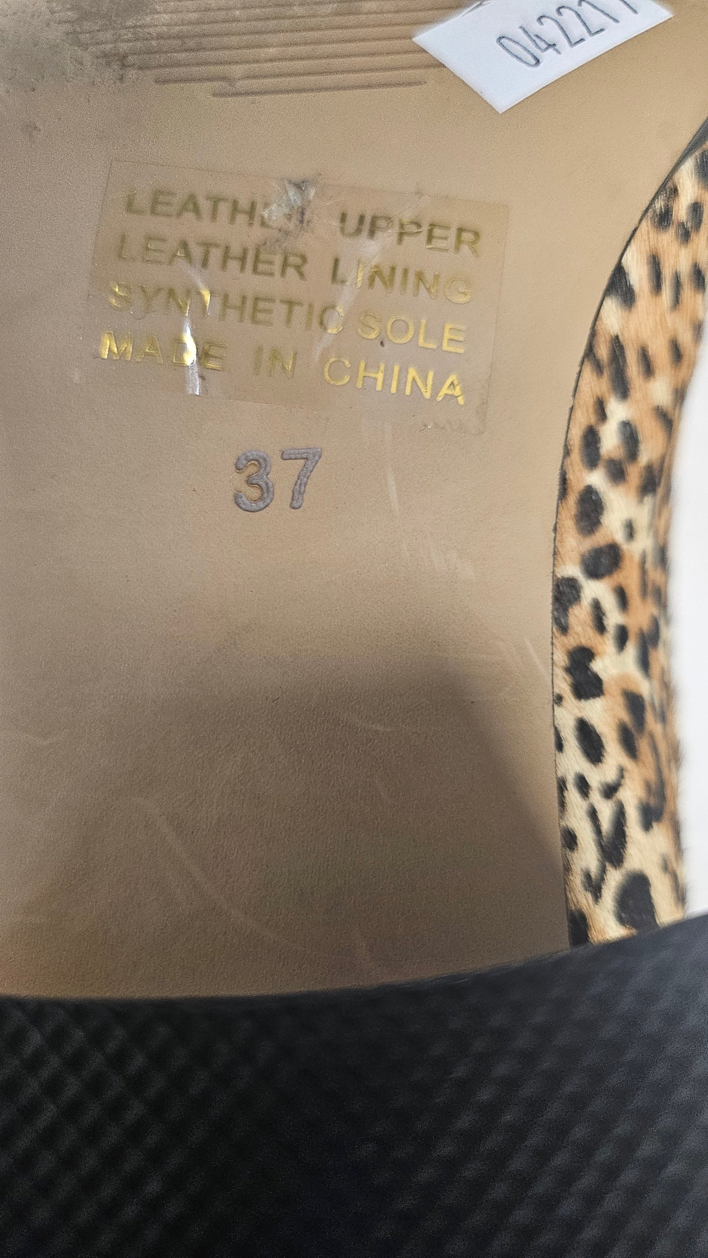 Mollini Leopard Print Boot (37)