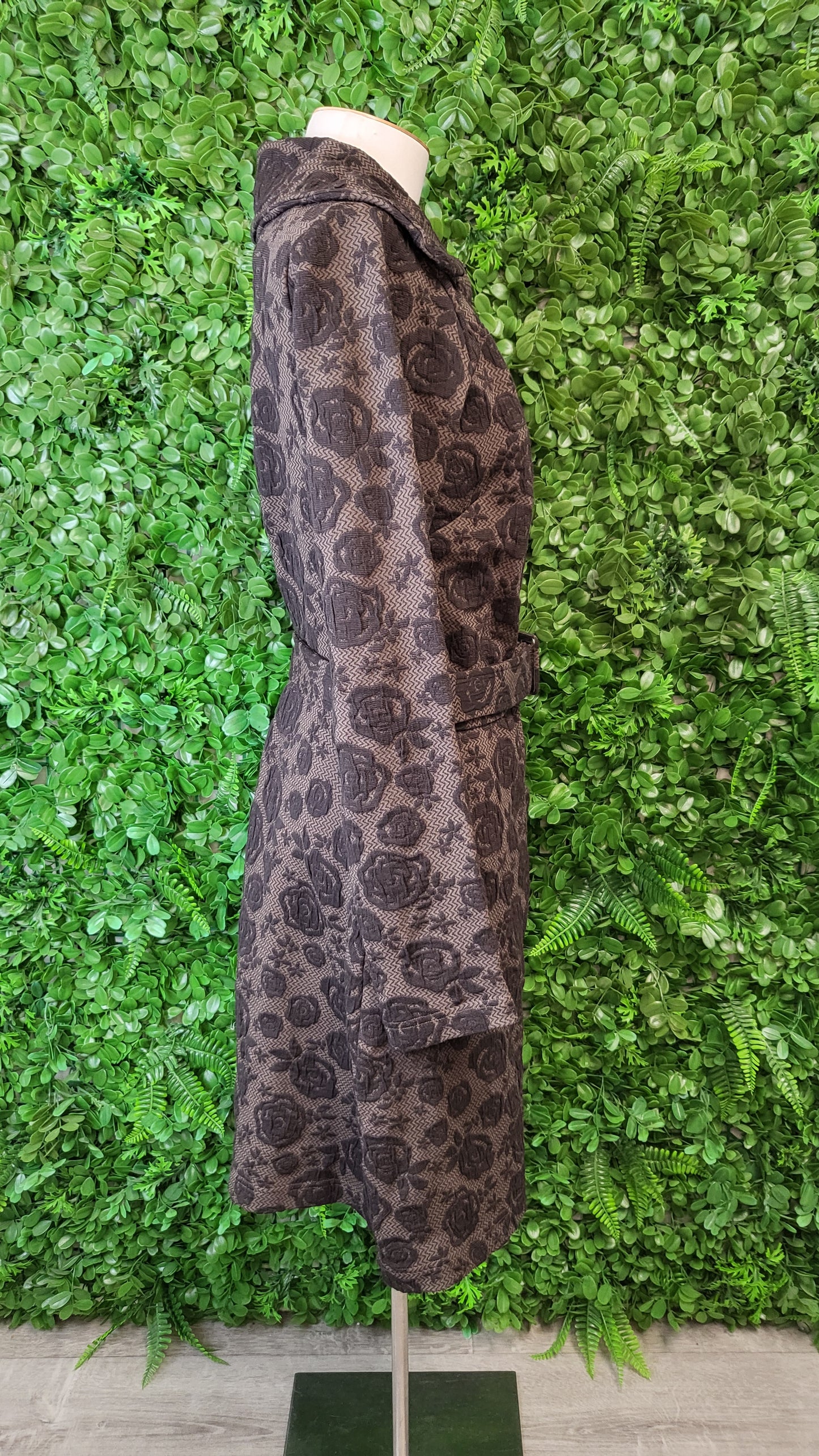 Metalicus Brown Floral Coat (10)