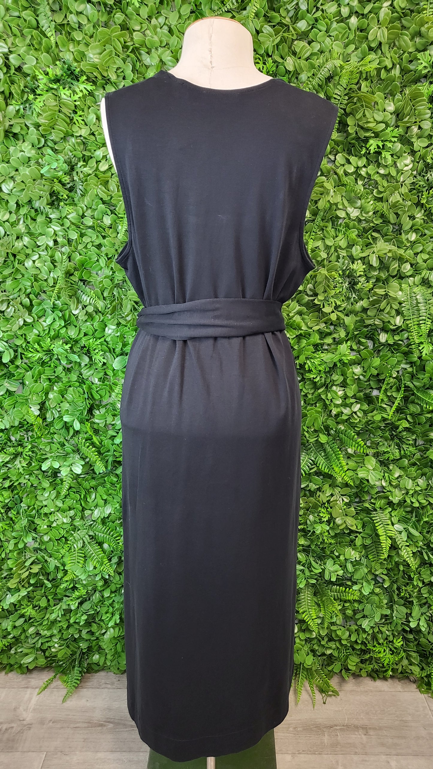 Vince Black Sleeveless Dress (14)