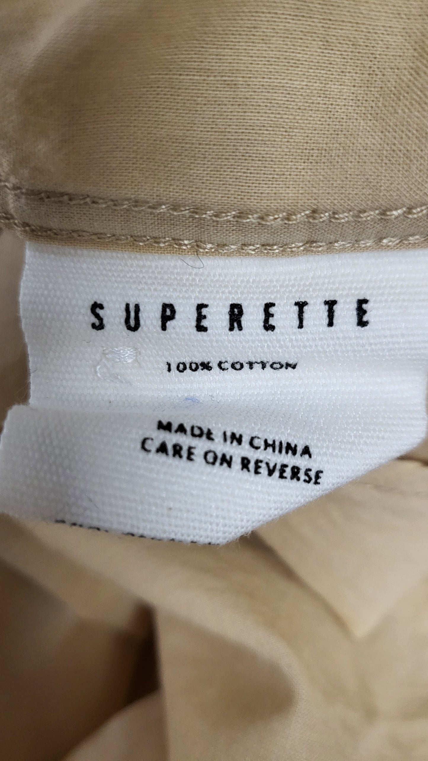 Superette Tan Cotton Shirt (10)