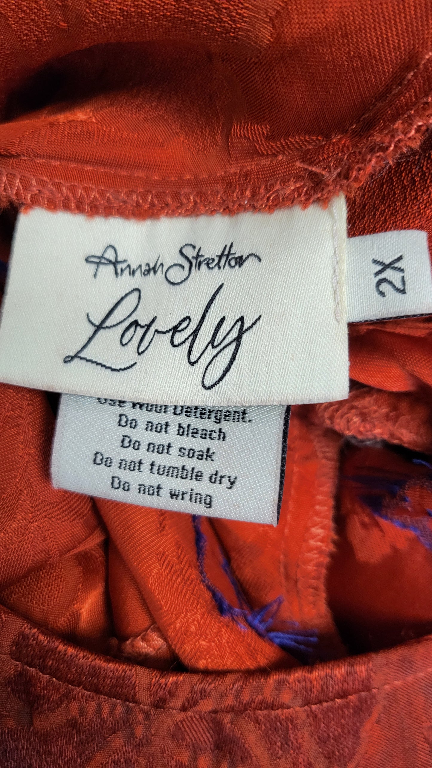 Annah Stretton Rust Embossed Dress (18)